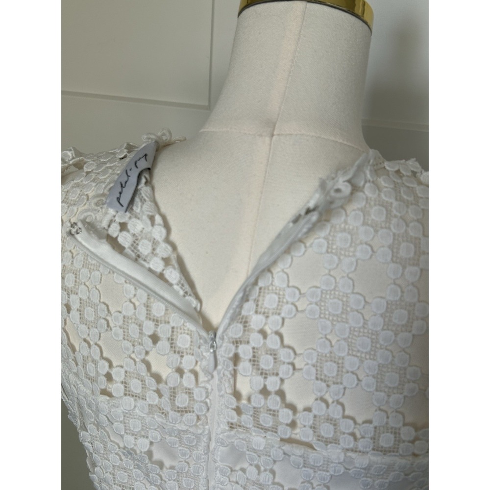 NWT Petal & Pup Lauren White Lace Midi Dress Women's 8- Bridal Shower Graduation - Picture 7 of 15